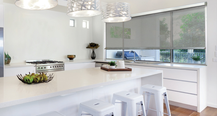 Interior roller blinds