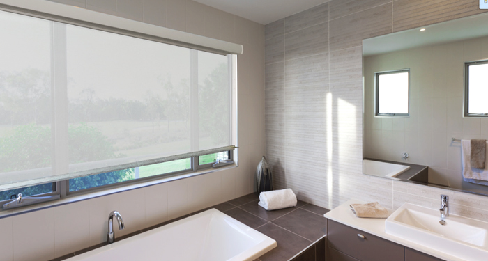 Interior roller blinds