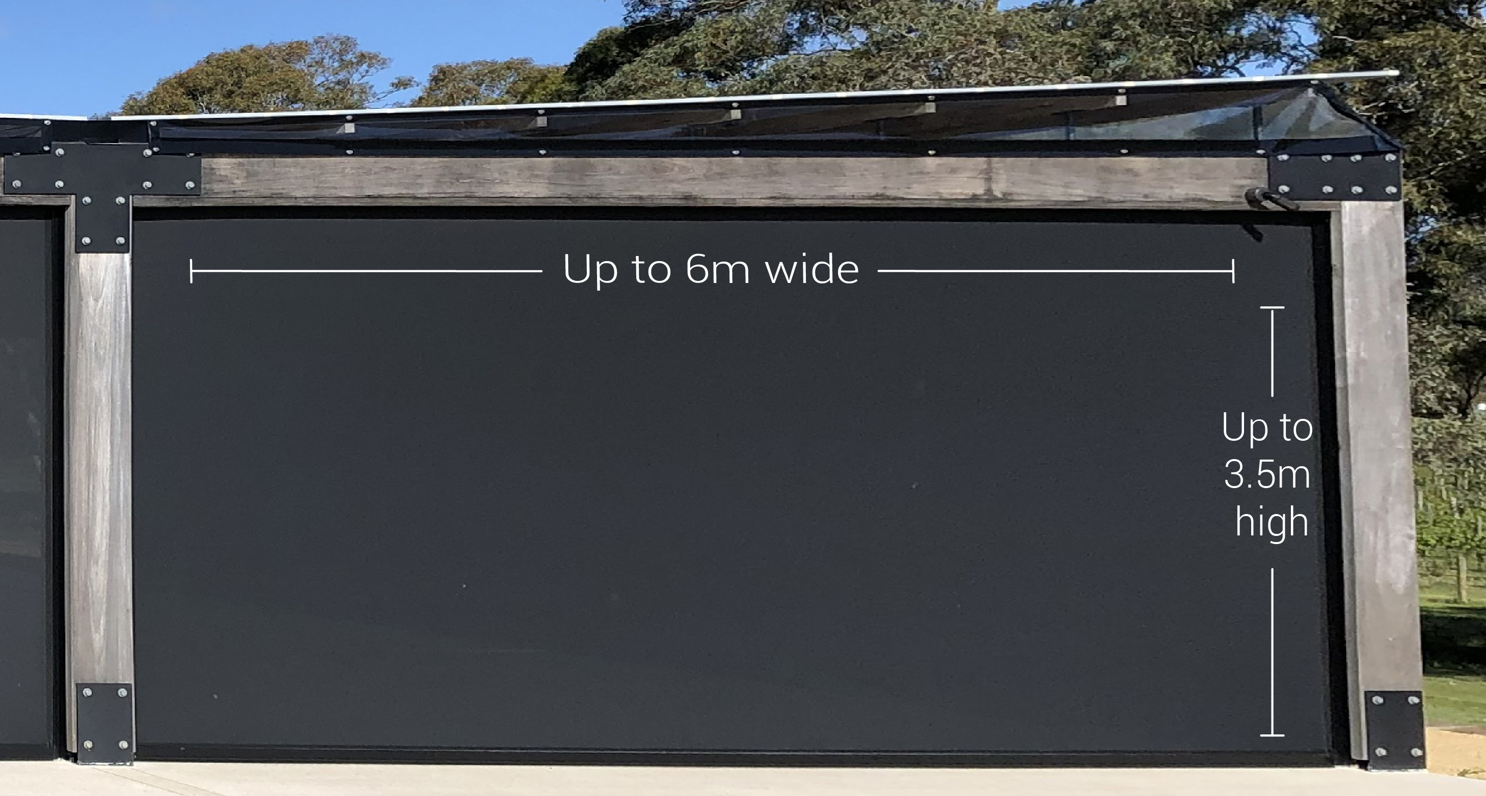 Ziptrak® blinds max width and height