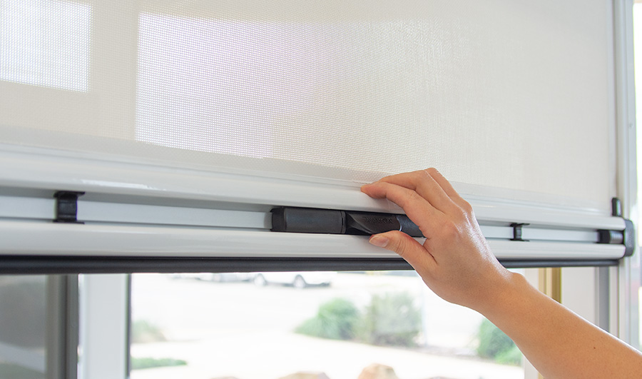 Interior roller blinds