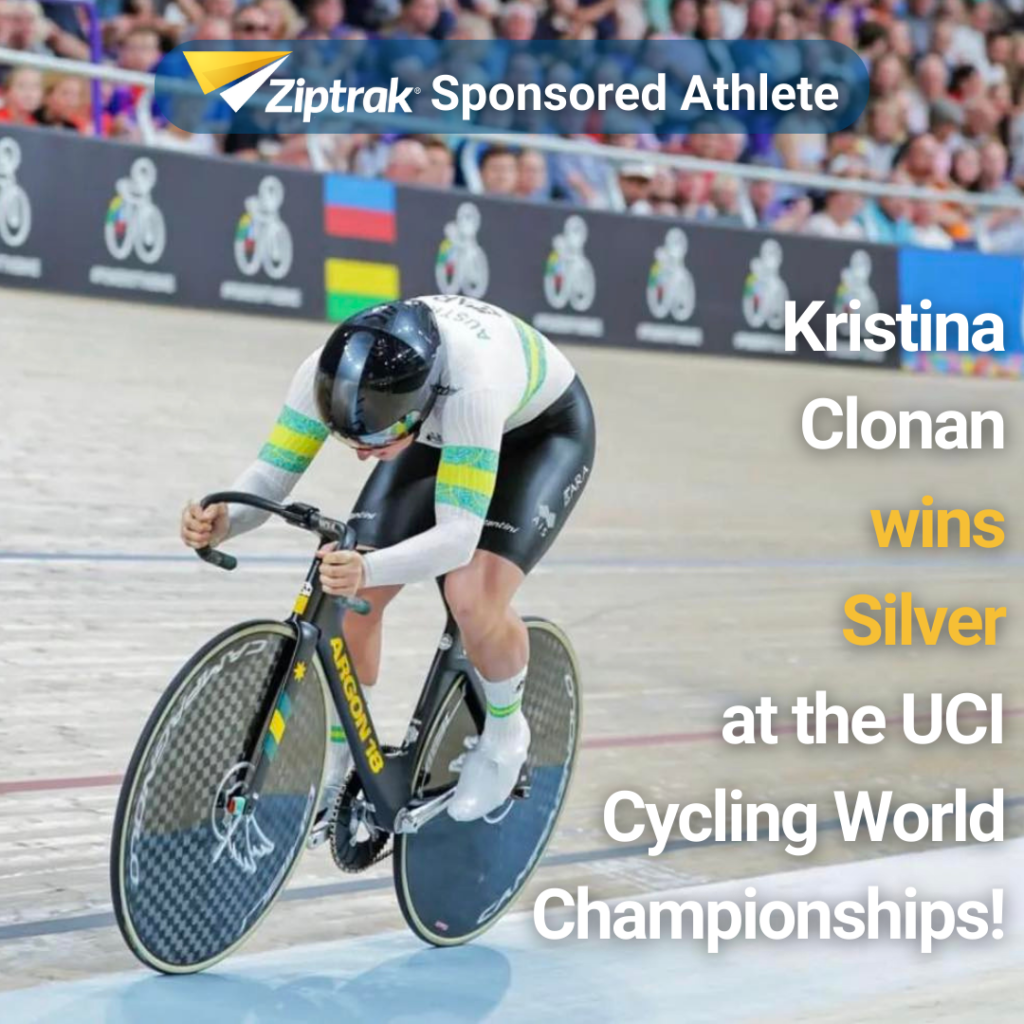 Ziptrak® Sponsored Athlete wins Silver for Australia at the Cycling World Championships