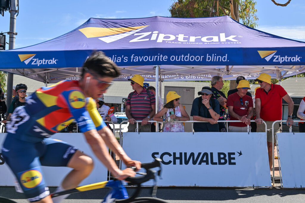 Ziptrak shade sponsor Tour Down Under 2026